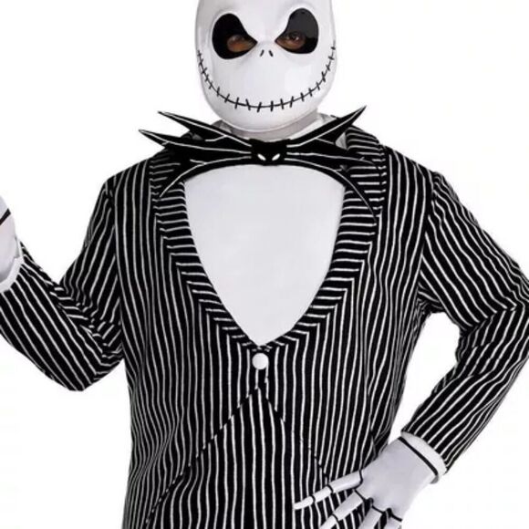 Disney Jack Skellington The Nightmare Before Christmas Plus Size Costume 4XL - Picture 2 of 8